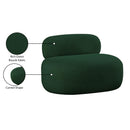 Meridian Venti Green Boucle Fabric Chair IMAGE 20