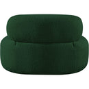 Meridian Venti Green Boucle Fabric Chair IMAGE 3
