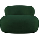 Meridian Venti Green Boucle Fabric Chair IMAGE 5