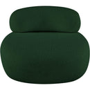 Meridian Venti Green Boucle Fabric Chair IMAGE 6