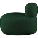 Meridian Venti Green Boucle Fabric Chair IMAGE 7