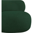 Meridian Venti Green Boucle Fabric Chair IMAGE 8