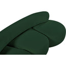 Meridian Venti Green Boucle Fabric Sofa IMAGE 14