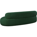 Meridian Venti Green Boucle Fabric Sofa IMAGE 4