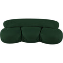 Meridian Venti Green Boucle Fabric Sofa IMAGE 6