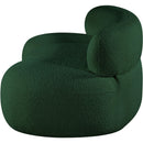 Meridian Venti Green Boucle Fabric Sofa IMAGE 7