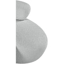 Meridian Venti Grey Boucle Fabric Chair IMAGE 14