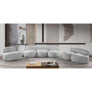 Meridian Venti Grey Boucle Fabric Chair IMAGE 17