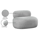 Meridian Venti Grey Boucle Fabric Chair IMAGE 20