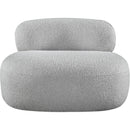 Meridian Venti Grey Boucle Fabric Chair IMAGE 5