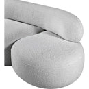 Meridian Venti Grey Boucle Fabric Loveseat IMAGE 12