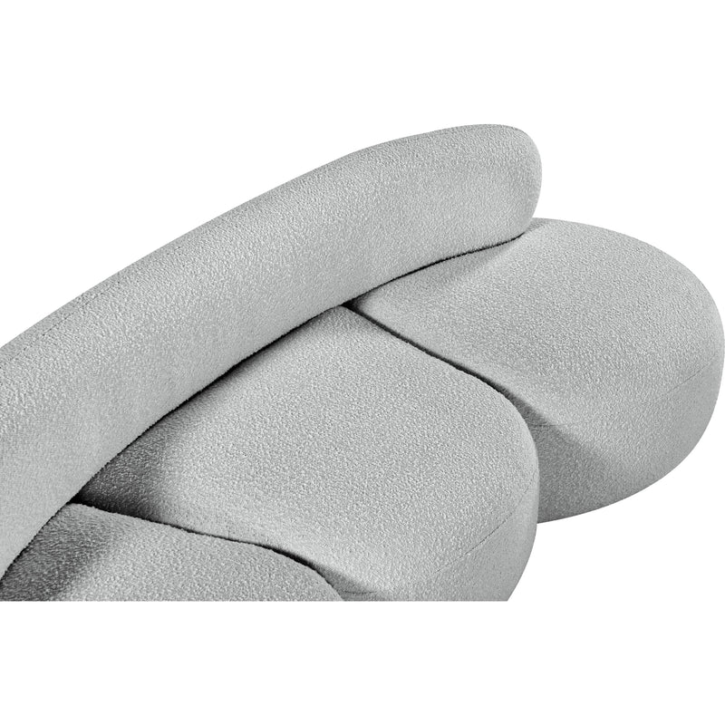 Meridian Venti Grey Boucle Fabric Sofa IMAGE 14