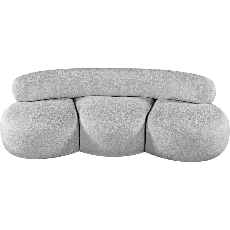 Meridian Venti Grey Boucle Fabric Sofa IMAGE 6