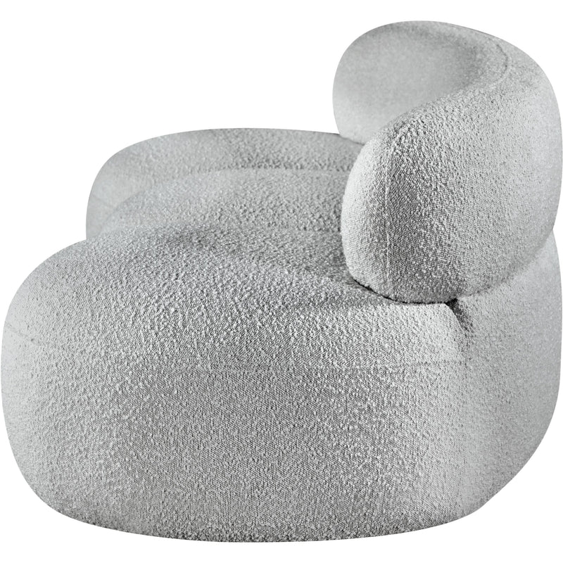 Meridian Venti Grey Boucle Fabric Sofa IMAGE 7