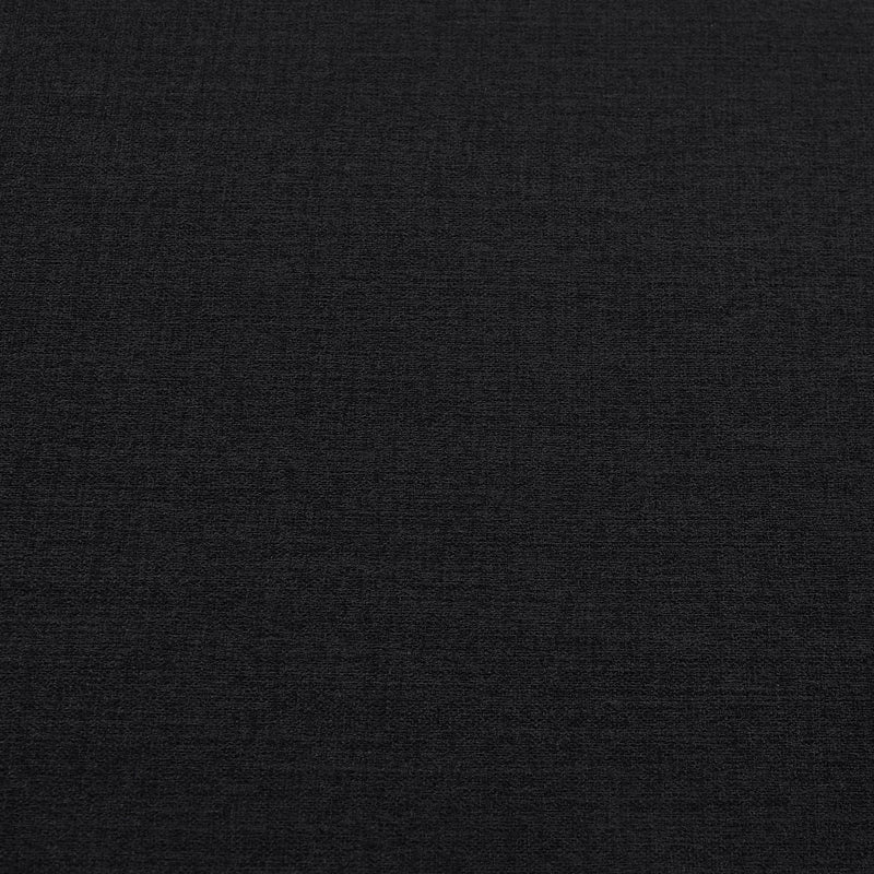 Meridian Kimora Black Linen Textured Fabric Chair IMAGE 9