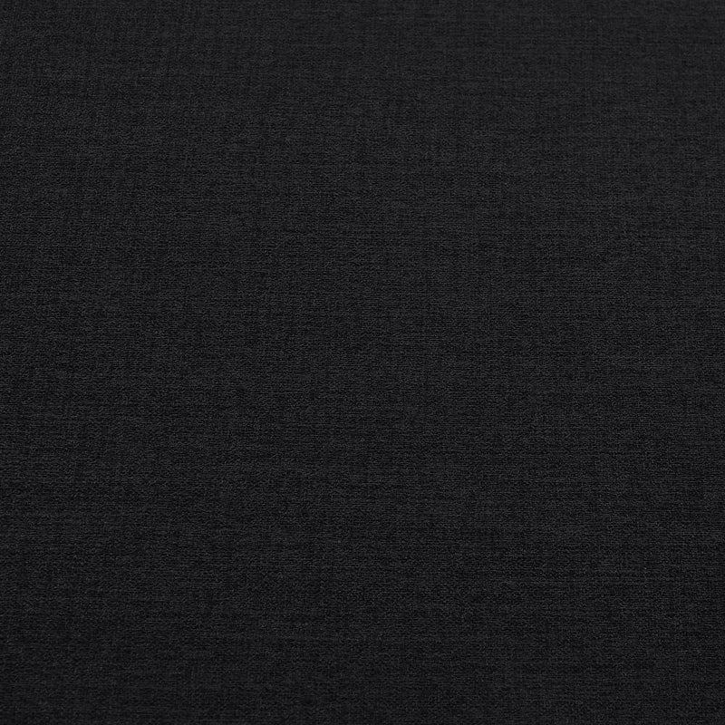 Meridian Kimora Black Linen Textured Fabric Loveseat IMAGE 11