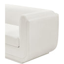 Meridian Kimora Cream Linen Textured Fabric Chair IMAGE 8