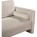 Meridian Madeline Beige Chenille Fabric Chair IMAGE 10