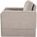 Meridian Madeline Beige Chenille Fabric Chair IMAGE 6