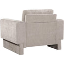 Meridian Madeline Beige Chenille Fabric Chair IMAGE 7