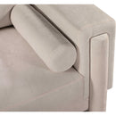Meridian Madeline Beige Chenille Fabric Chair IMAGE 8