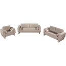 Meridian Madeline Beige Chenille Fabric Sofa IMAGE 14