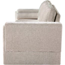 Meridian Madeline Beige Chenille Fabric Sofa IMAGE 6