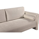 Meridian Madeline Beige Chenille Fabric Sofa IMAGE 9