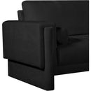 Meridian Madeline Black Chenille Fabric Chair IMAGE 10