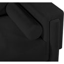 Meridian Madeline Black Chenille Fabric Sofa IMAGE 11