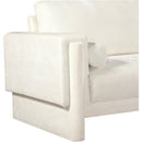 Meridian Madeline Cream Chenille Fabric Chair IMAGE 10