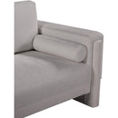 Meridian Madeline Grey Chenille Fabric Chair IMAGE 9