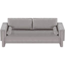 Meridian Madeline Grey Chenille Fabric Sofa IMAGE 5