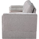 Meridian Madeline Grey Chenille Fabric Sofa IMAGE 6