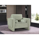 Meridian Madeline Mint Chenille Fabric Chair IMAGE 2