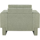 Meridian Madeline Mint Chenille Fabric Chair IMAGE 3