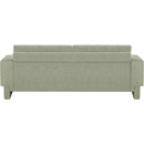 Meridian Madeline Mint Chenille Fabric Sofa IMAGE 3