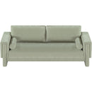 Meridian Madeline Mint Chenille Fabric Sofa IMAGE 5