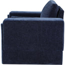 Meridian Madeline Navy Chenille Fabric Chair IMAGE 6