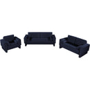 Meridian Madeline Navy Chenille Fabric Sofa IMAGE 14