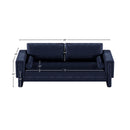 Meridian Madeline Navy Chenille Fabric Sofa IMAGE 15