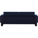 Meridian Madeline Navy Chenille Fabric Sofa IMAGE 3