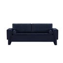 Meridian Madeline Navy Chenille Fabric Sofa IMAGE 4