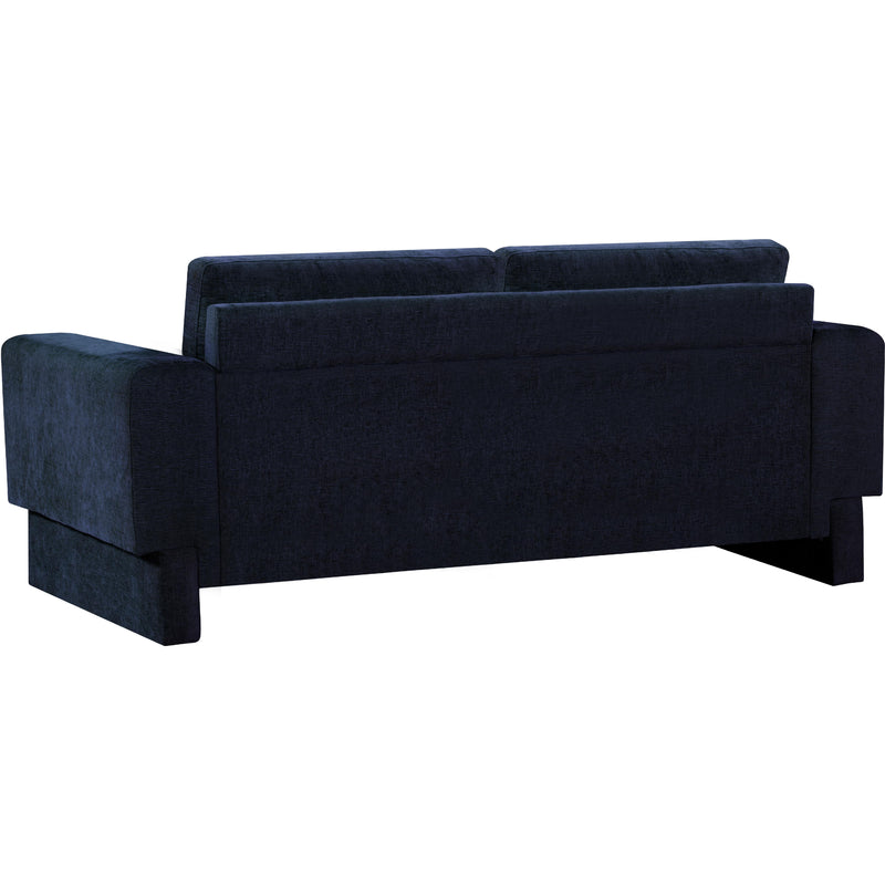 Meridian Madeline Navy Chenille Fabric Sofa IMAGE 7