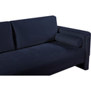 Meridian Madeline Navy Chenille Fabric Sofa IMAGE 9