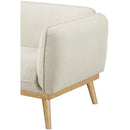 Meridian Nolita Cream Boucle Fabric Chair IMAGE 10