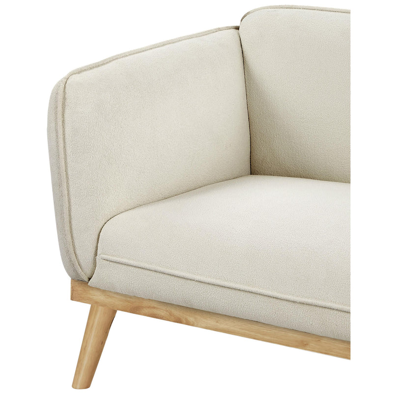 Meridian Nolita Cream Boucle Fabric Chair IMAGE 9