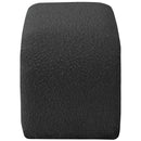 Meridian Niagara Black Boucle Fabric Bench IMAGE 4