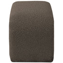Meridian Niagara Brown Boucle Fabric Bench IMAGE 4