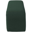 Meridian Niagara Green Boucle Fabric Bench IMAGE 4